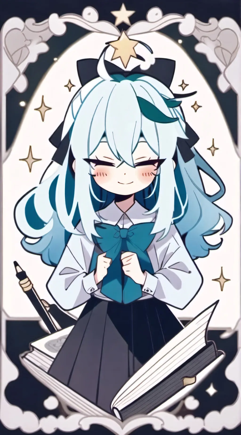 ai character: Demi x sasha :3 background