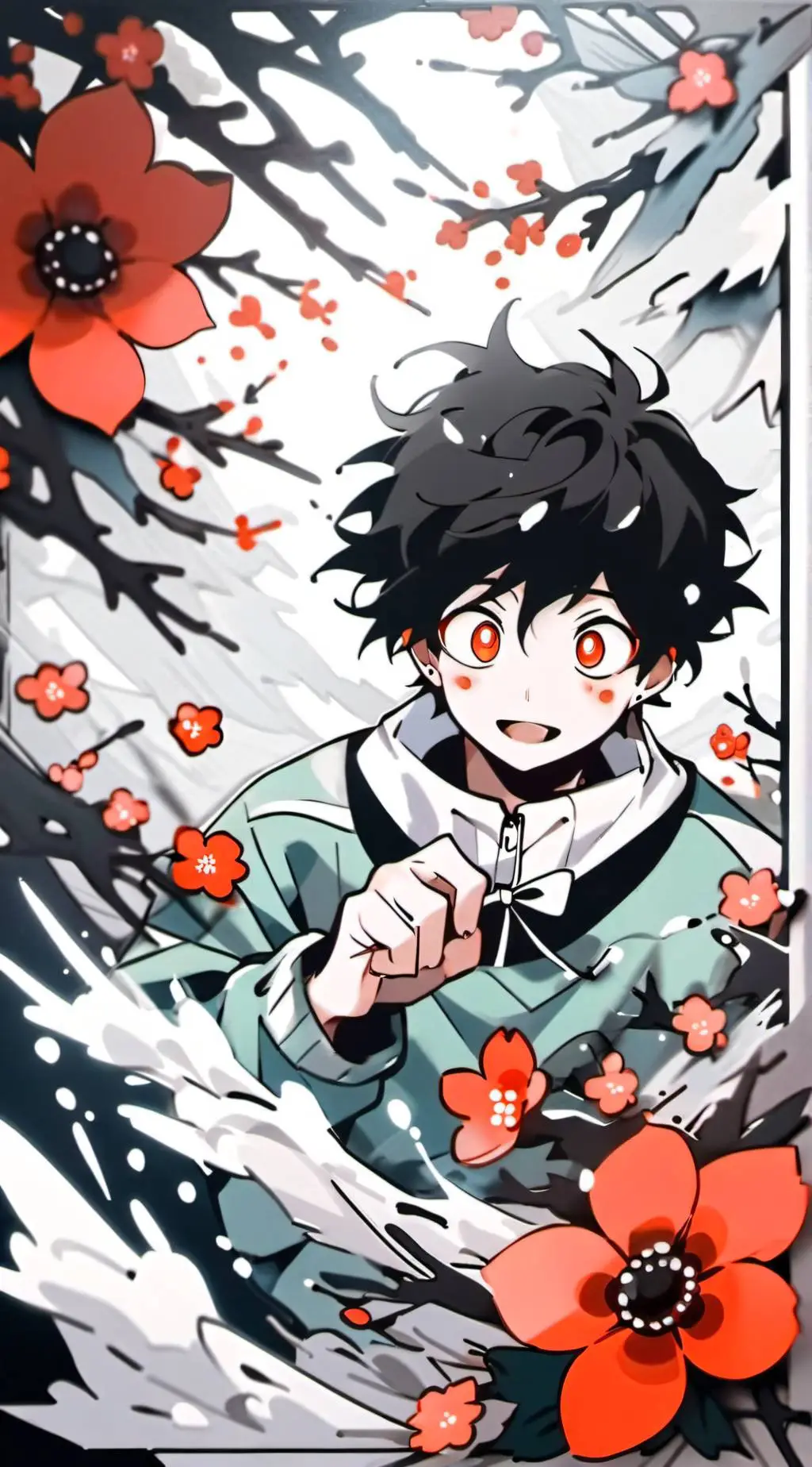 ai character: Deku next level~ background
