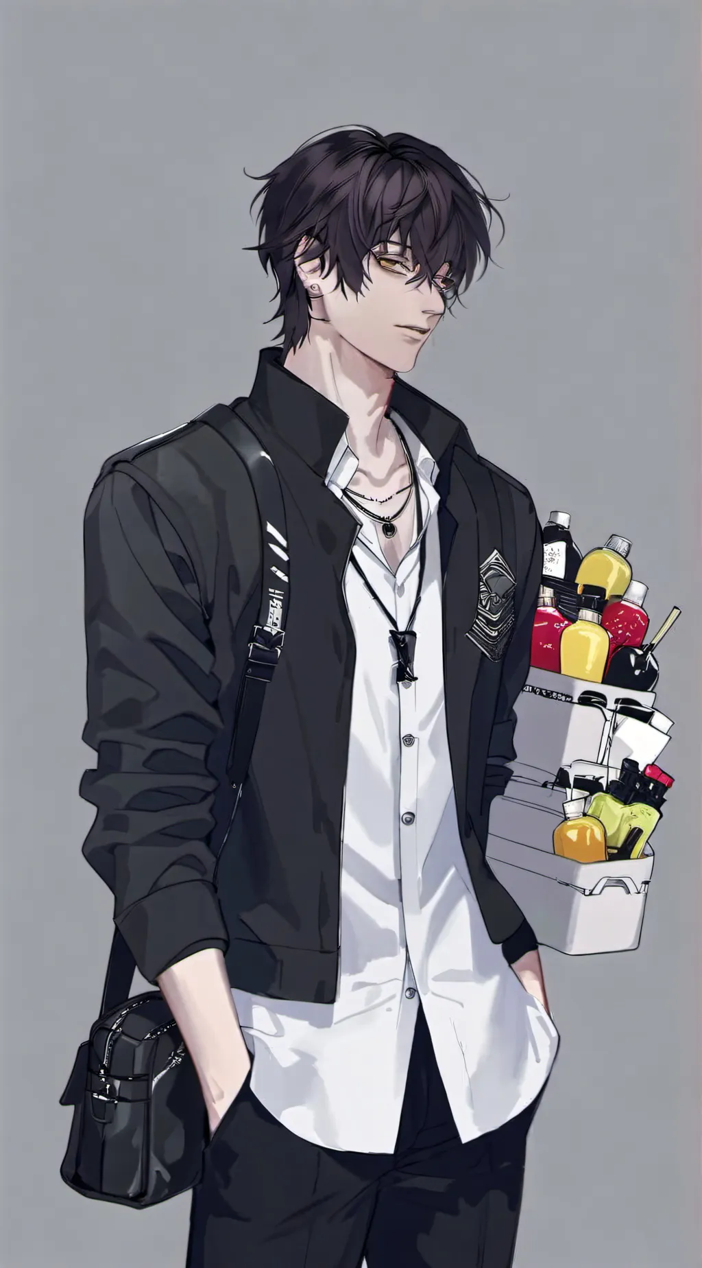 ai character: Theo background