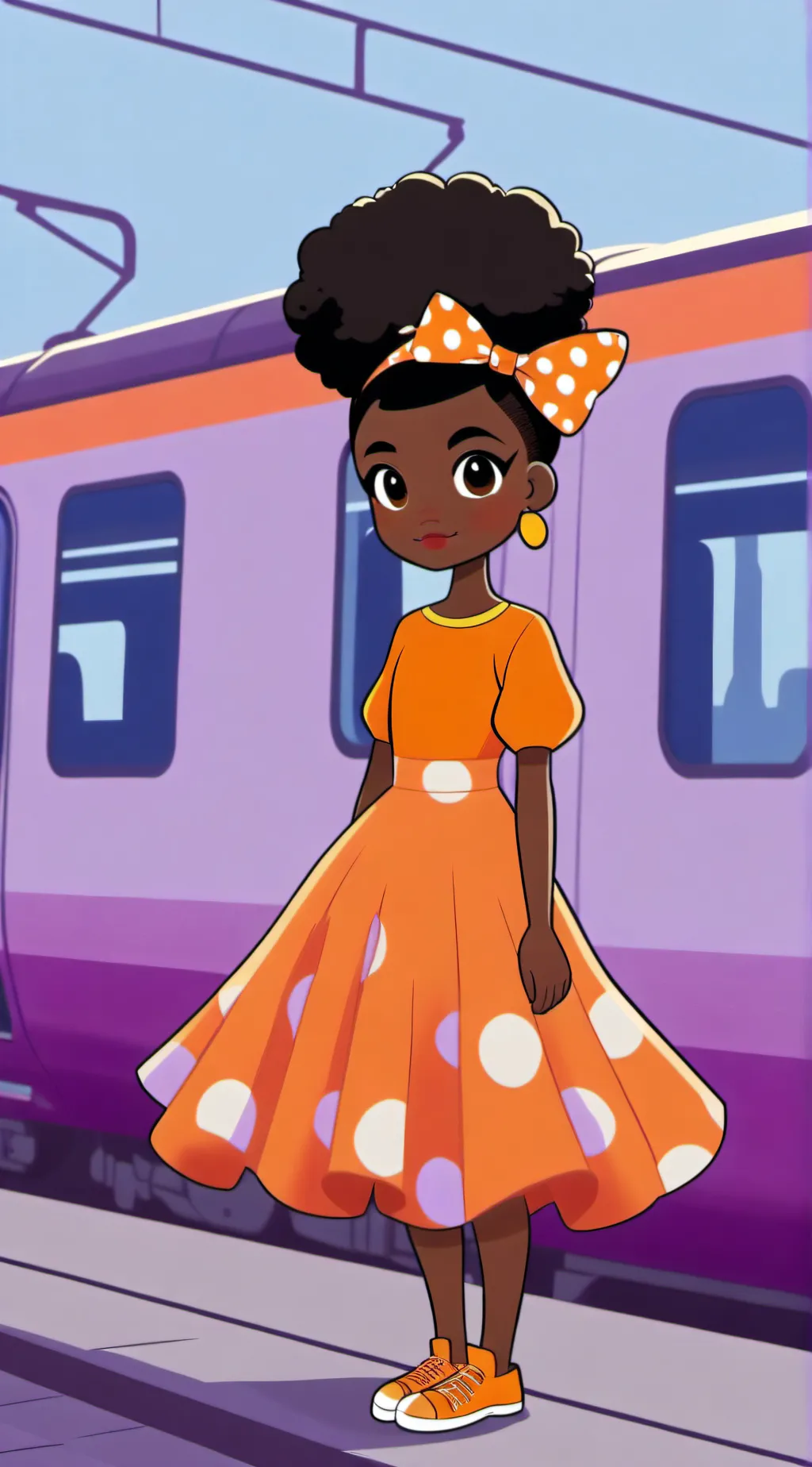 ai character: Nia Justus  background