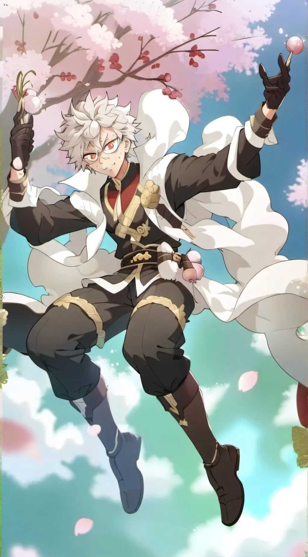 ai character: bakugo background