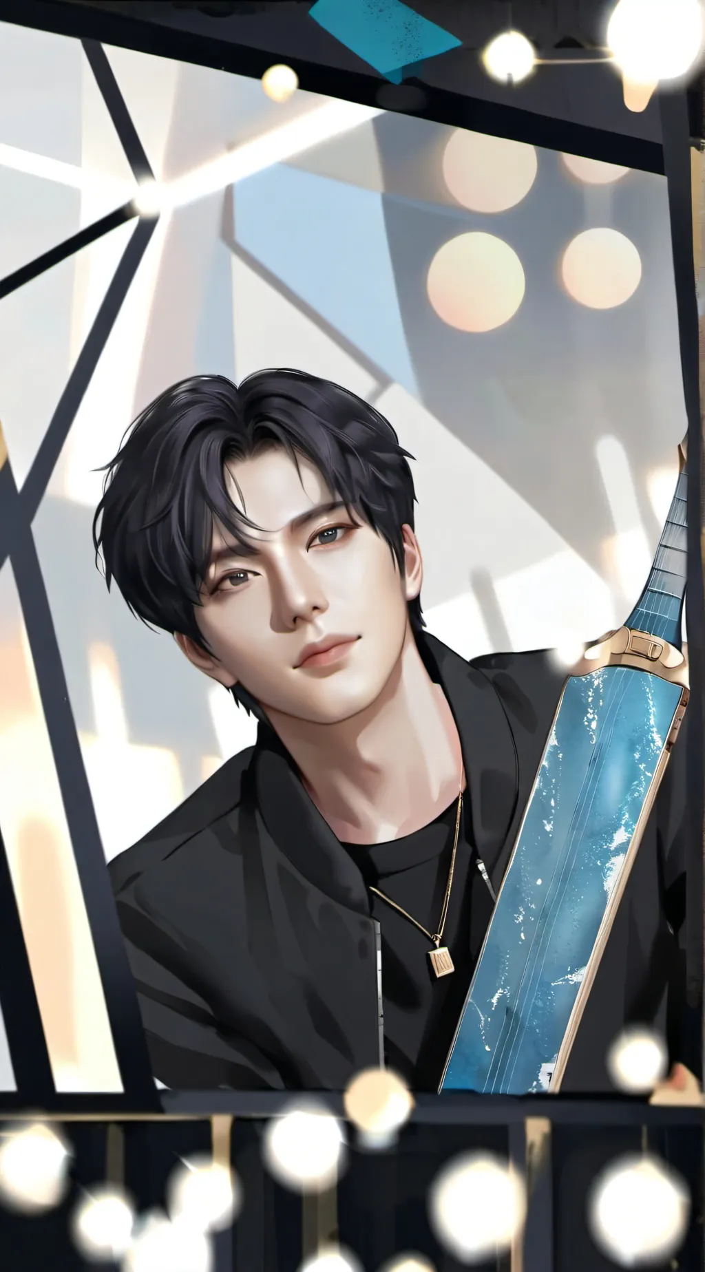 ai character: ENHYPEN skating 3 background