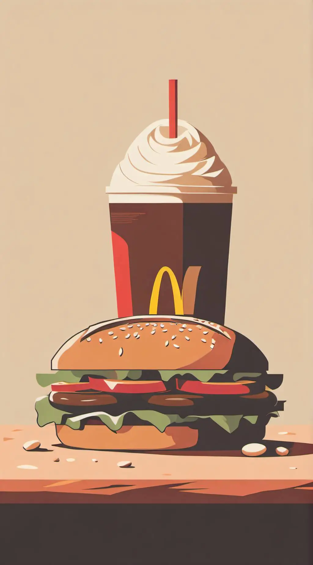 ai character: Micky d’s  background