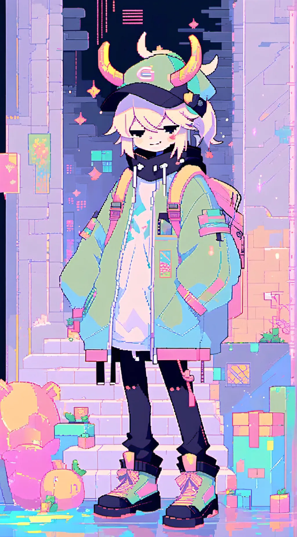 ai character: Oliver  background