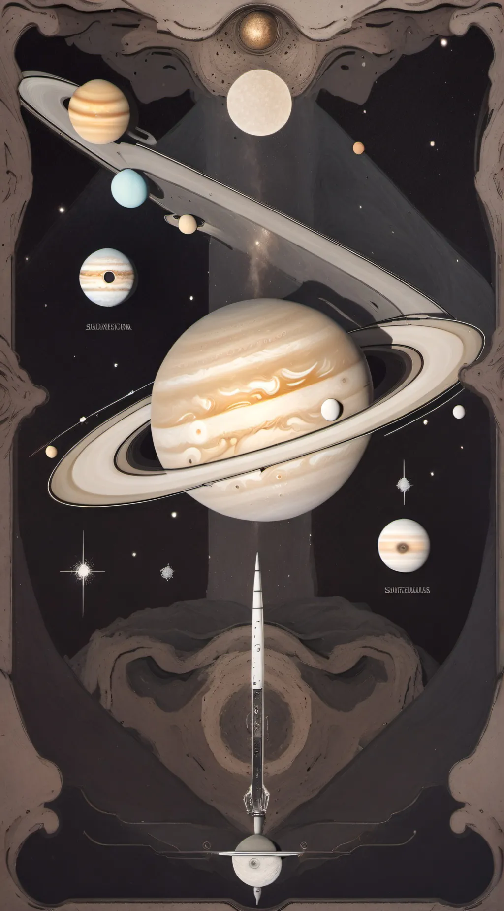 ai character: Saturn Solarballs  background