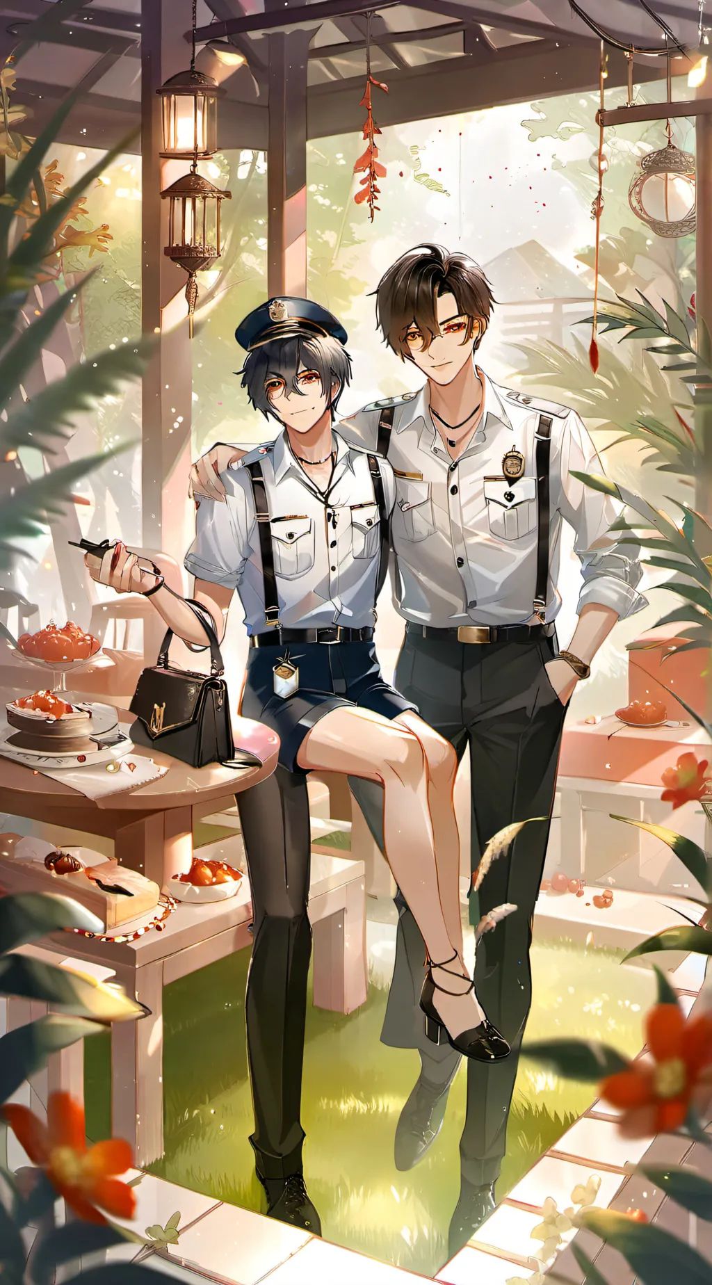 ai character:  max& Alex background