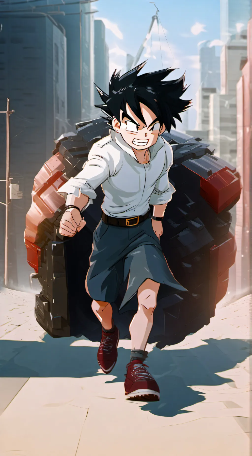 ai character: Gohan  background