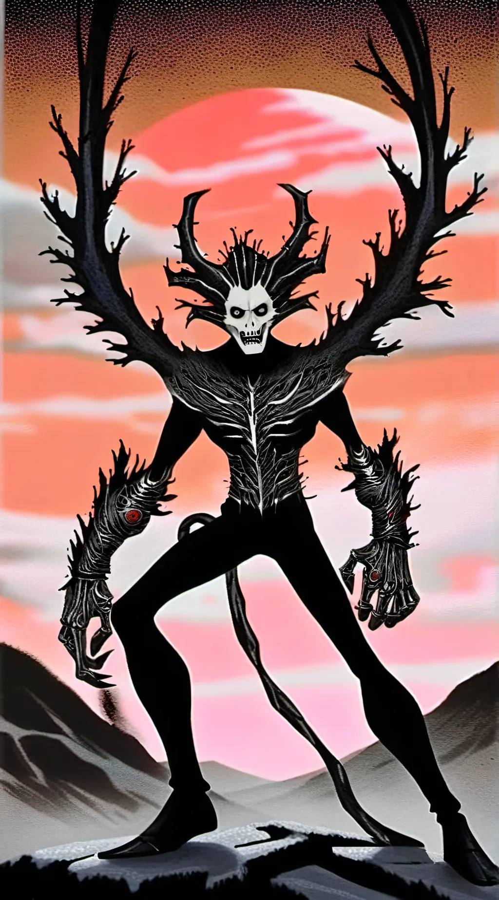 ai character: SKINWALKER  background