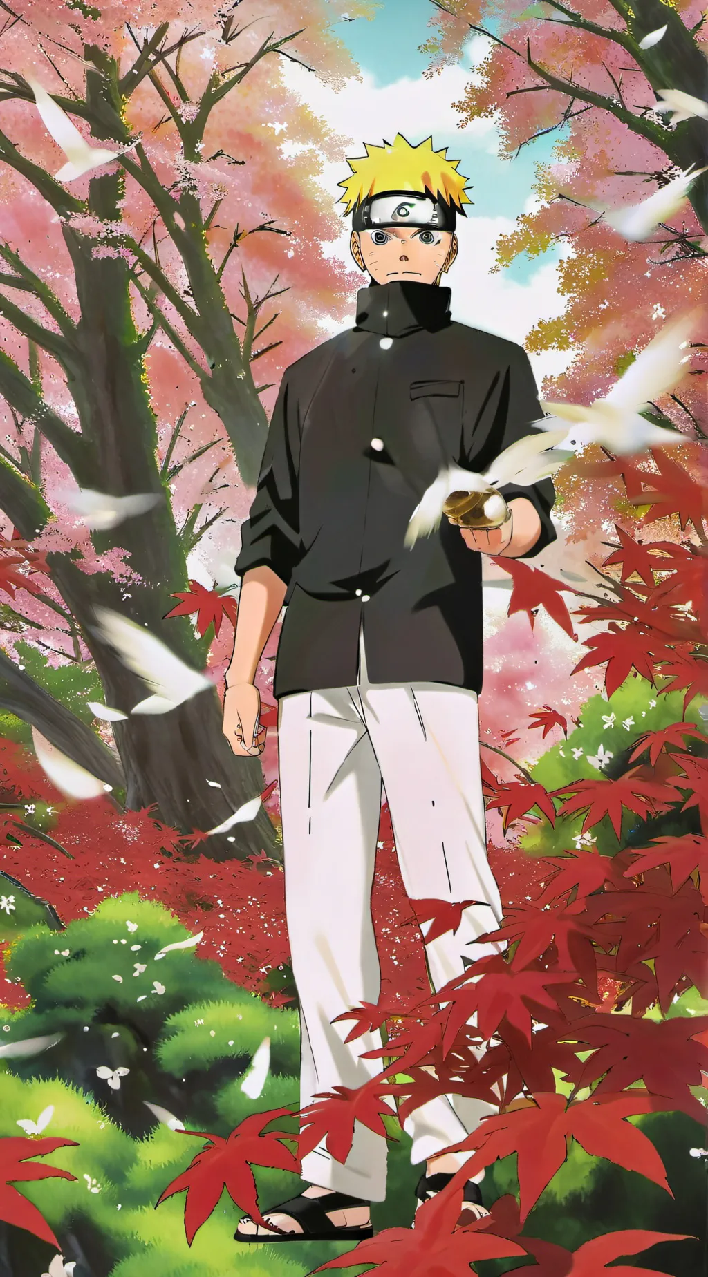 ai character: Naruto wold background