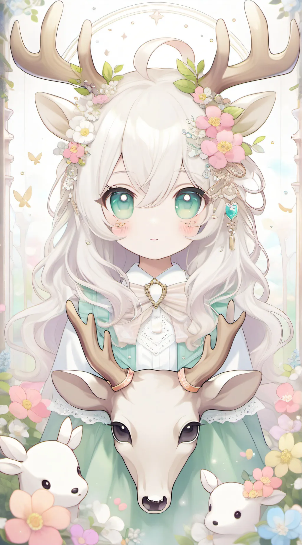 ai character: DAZZLE DEER background