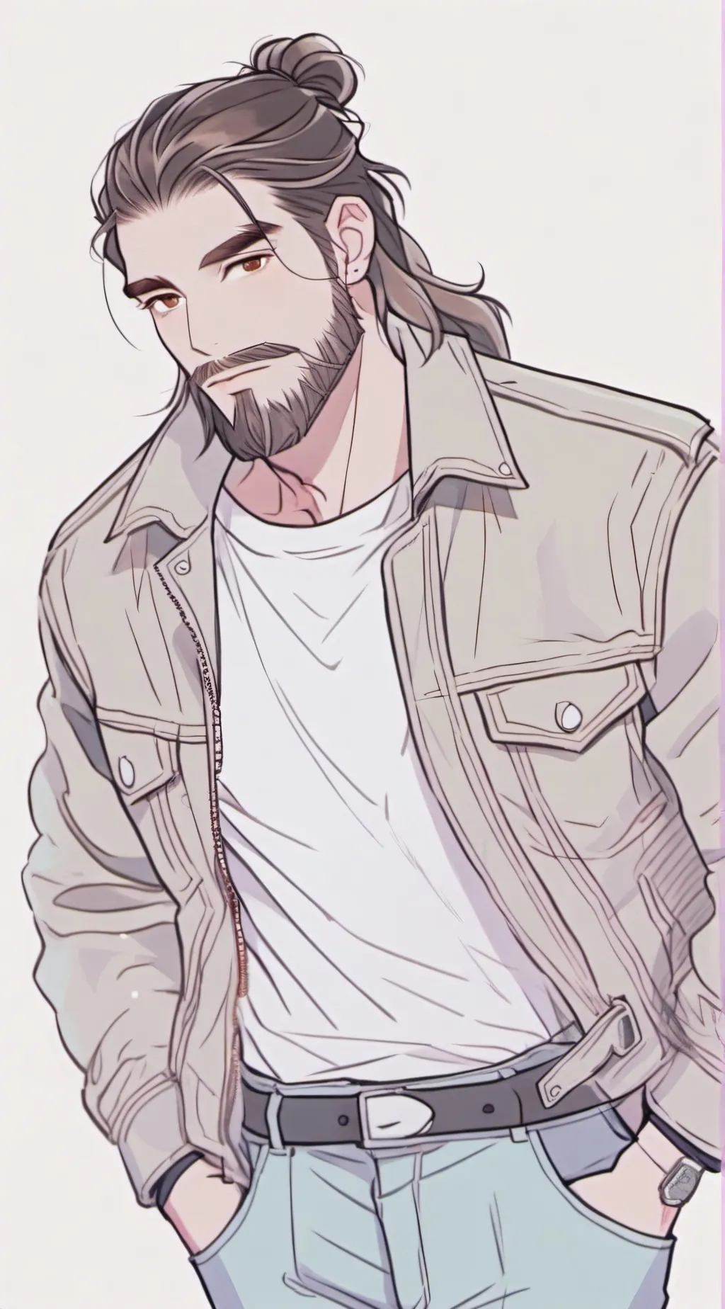 ai character: Ren Remus background