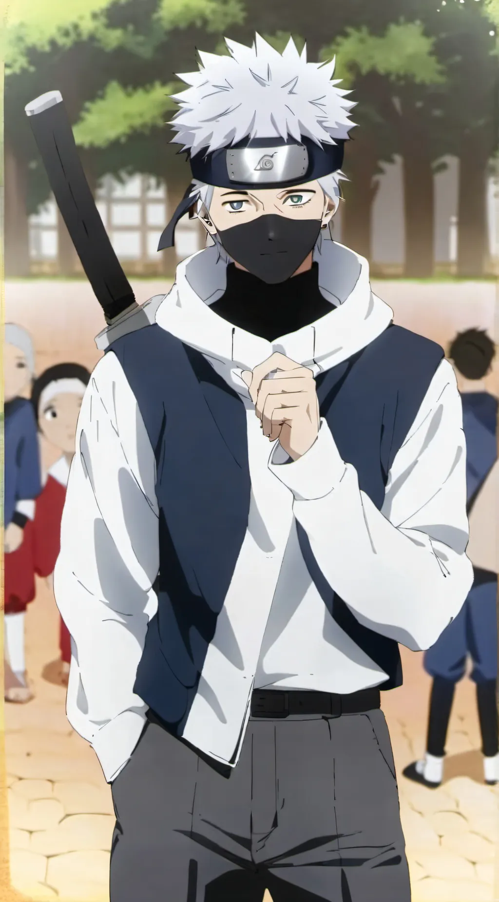 ai character: Kakashi background
