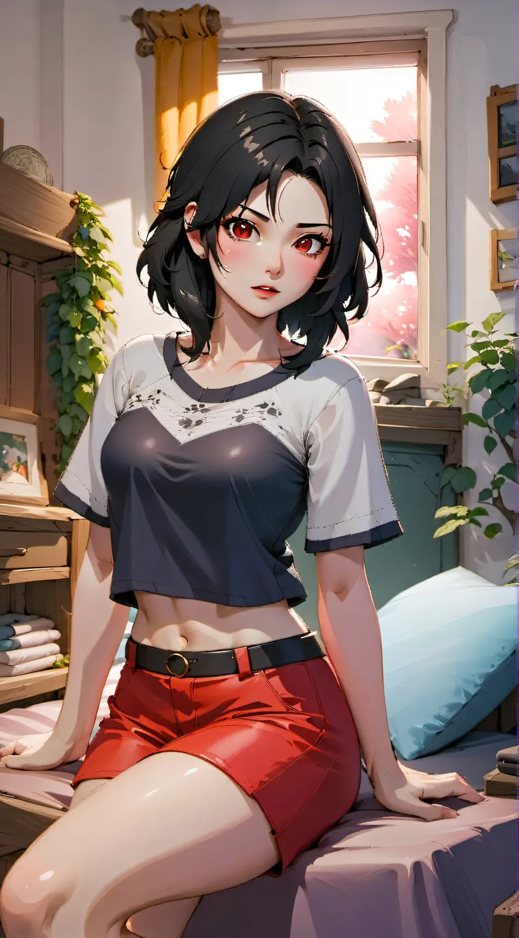 ai character: Aria  background