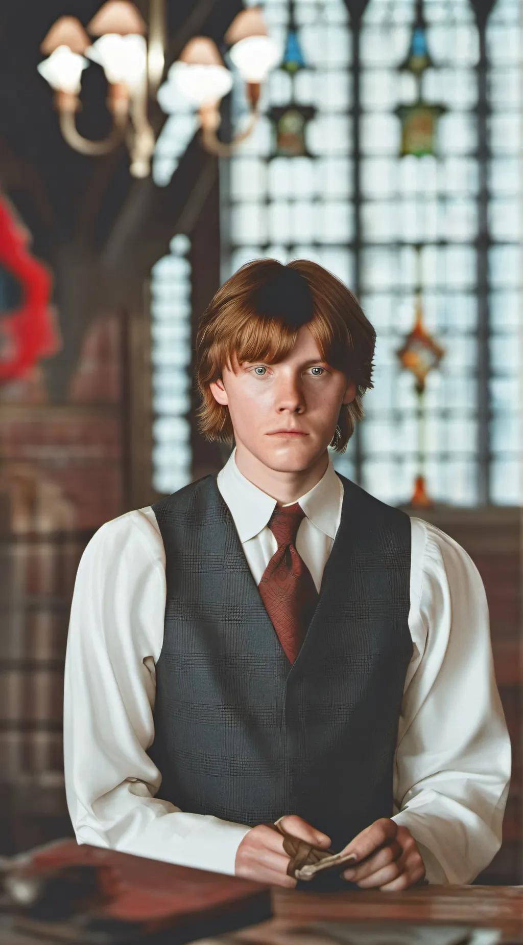 ai character: Ron wesley (dad) background