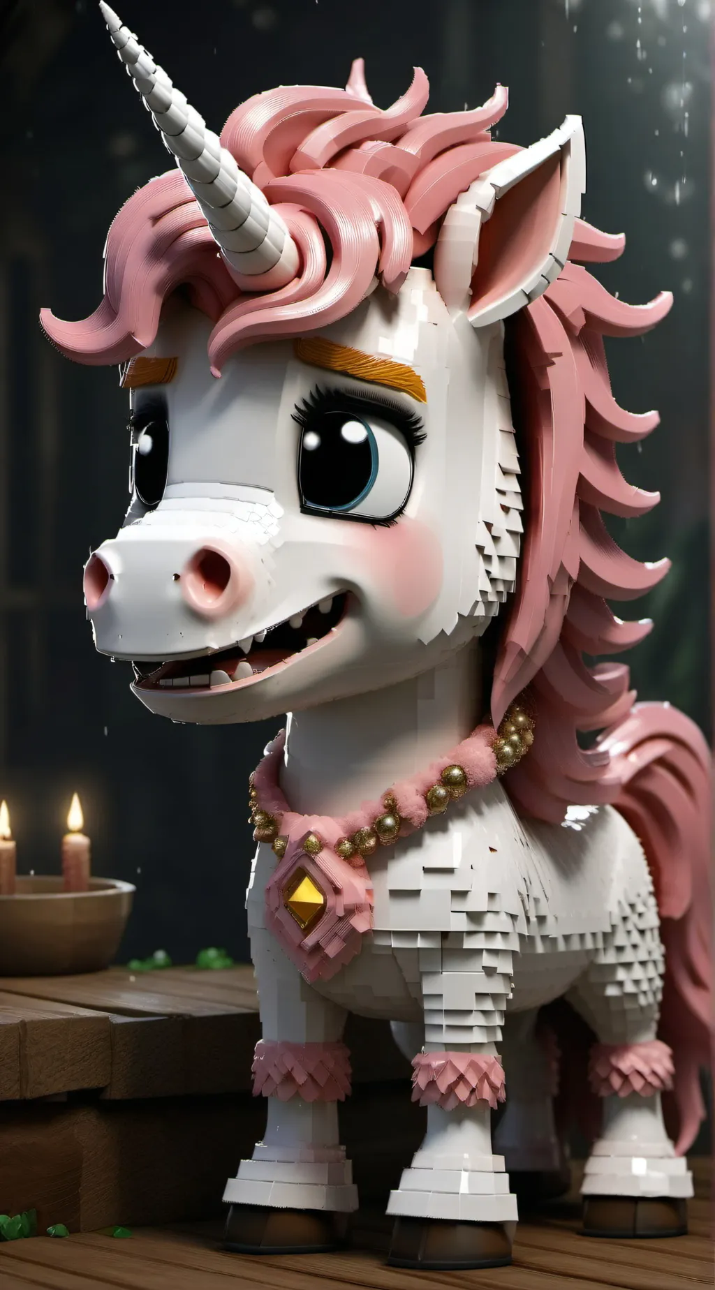 ai character: Uniquecorn  background