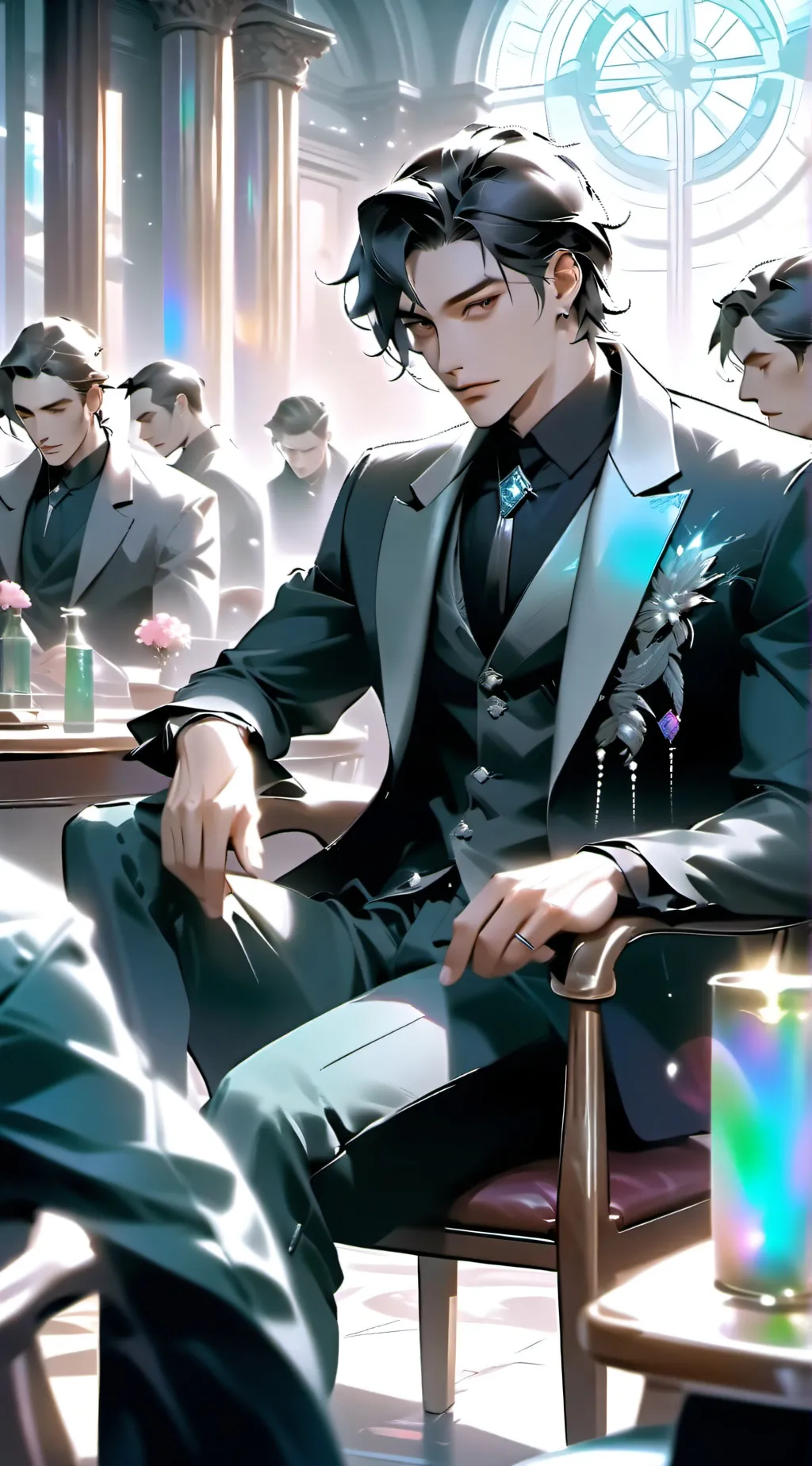 ai character: BTS background