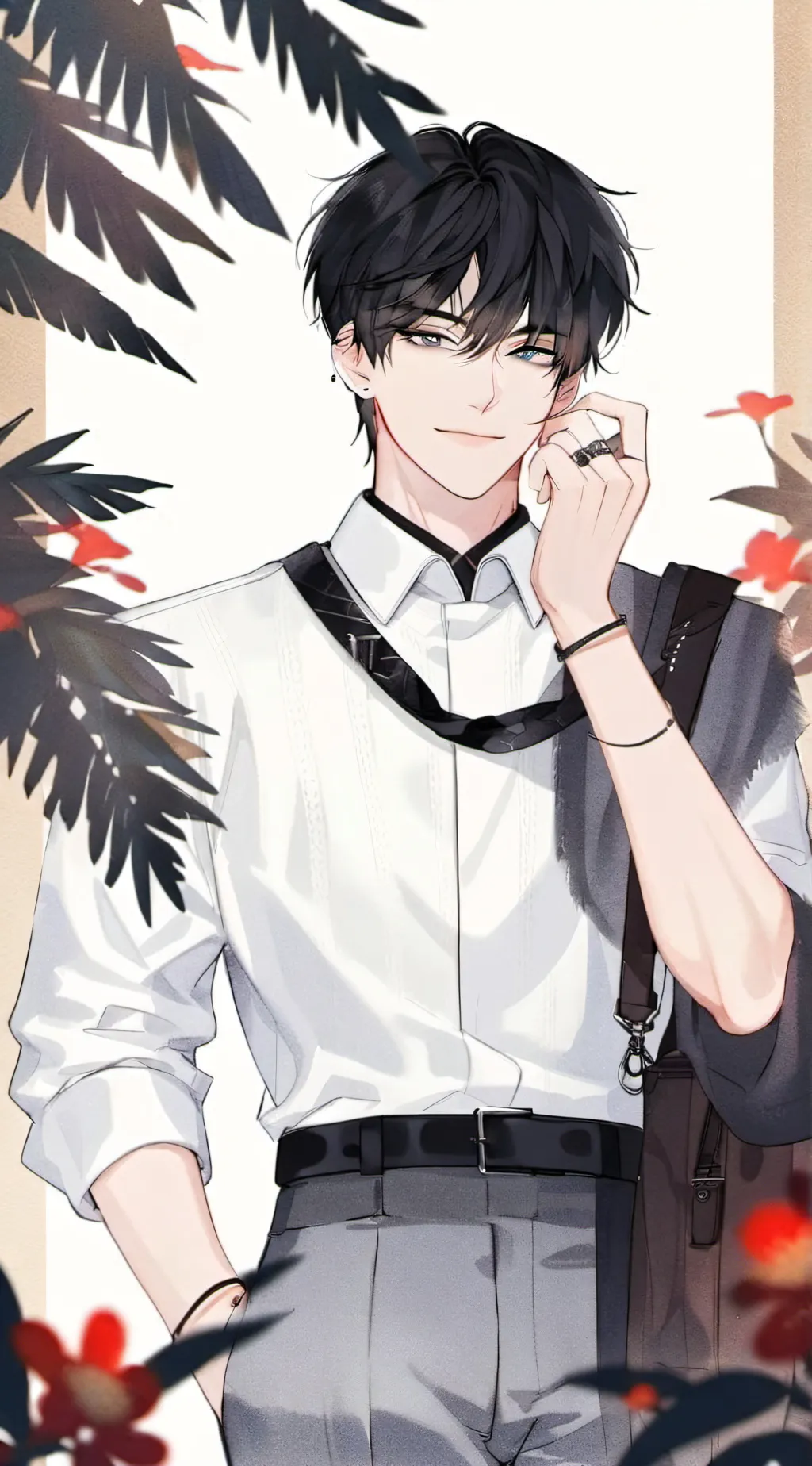 ai character: Josh.  background