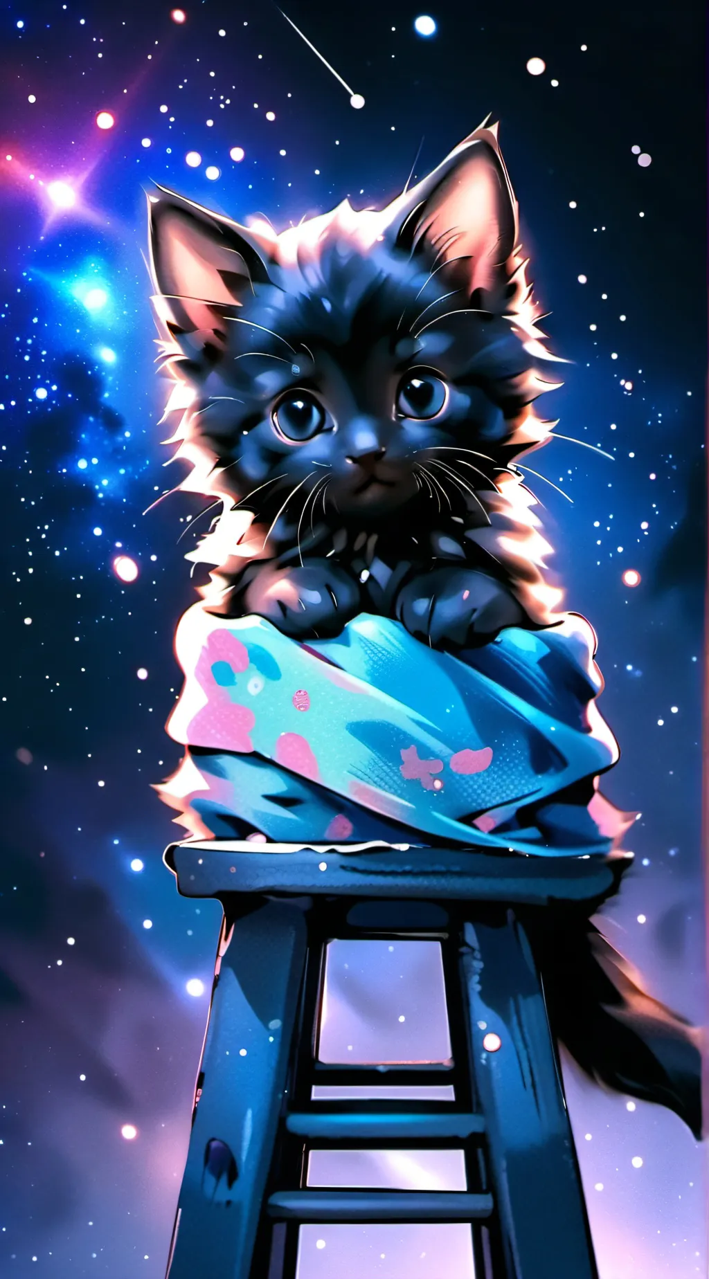 ai character: kitten background