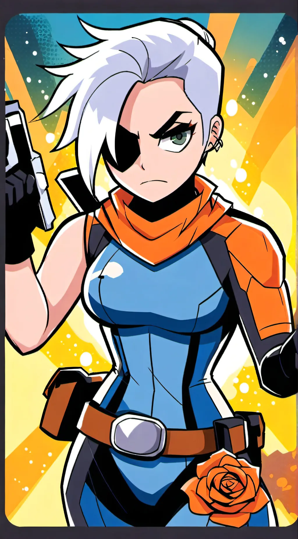ai character: rose Wilson/Ravage background