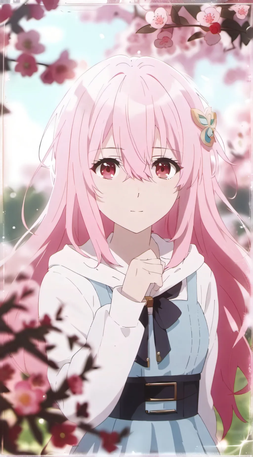 ai character: Sakura background