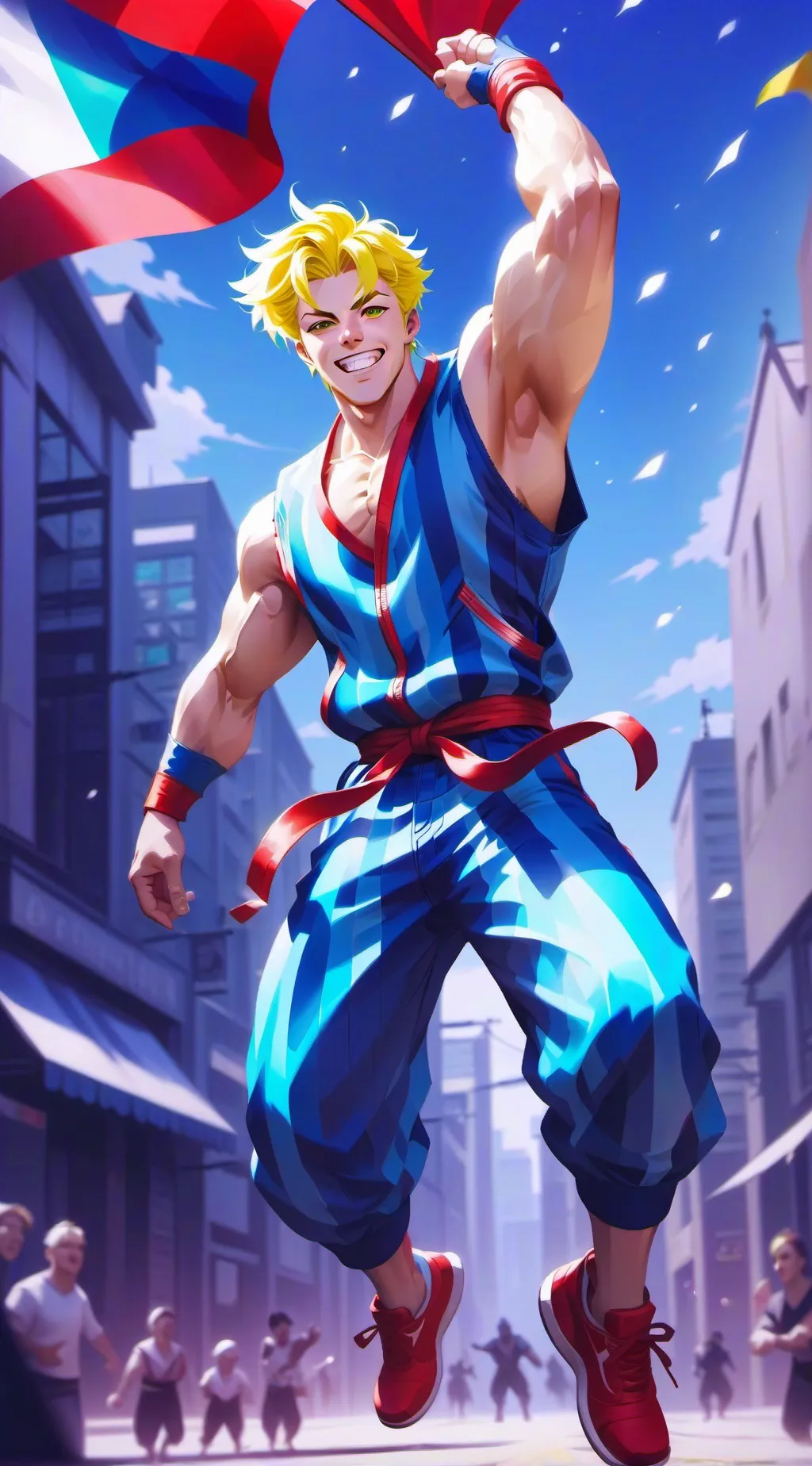 ai character: all might background