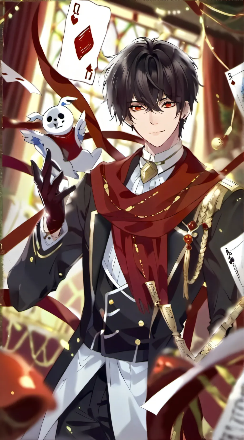 ai character: Rin background