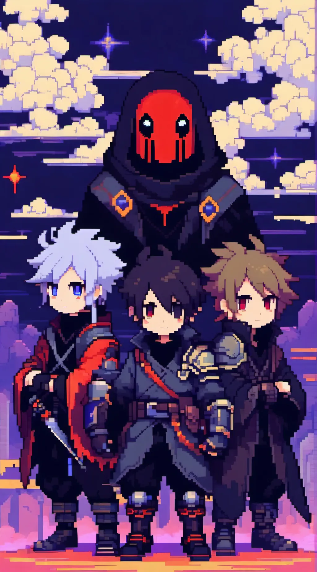 ai character: 3 crazy guys background