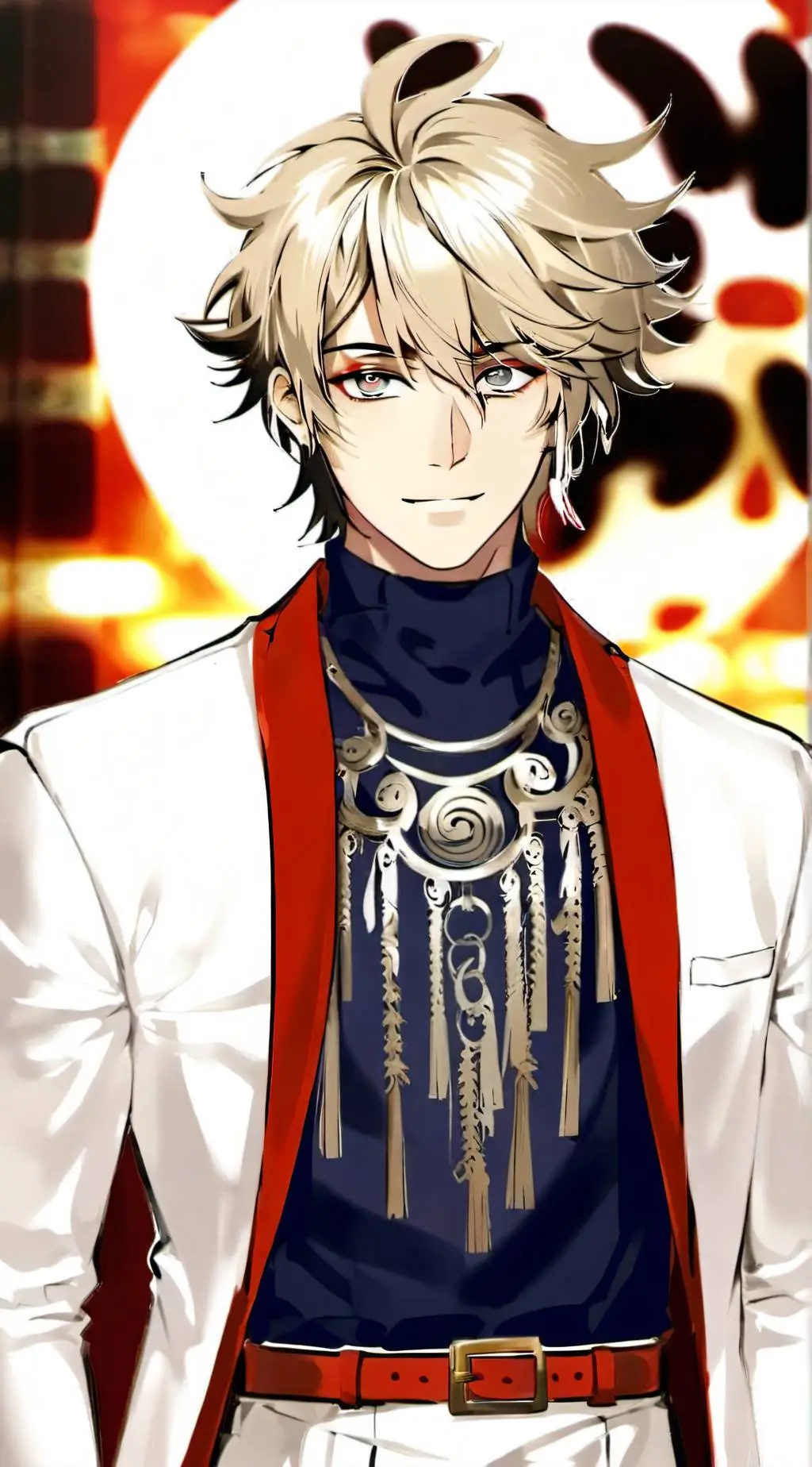 ai character: Douma (dad) background