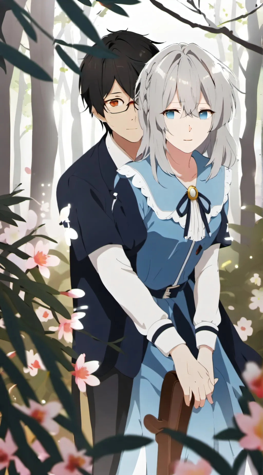 ai character: jake and Mia background
