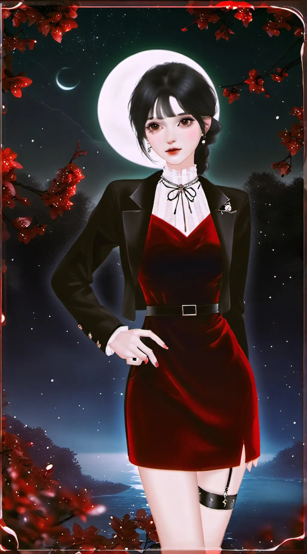 ai character: Velvet background