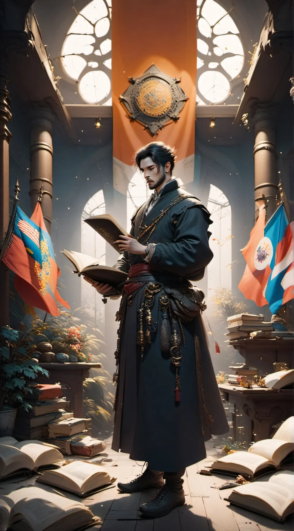 ai character: POLYGLOT background