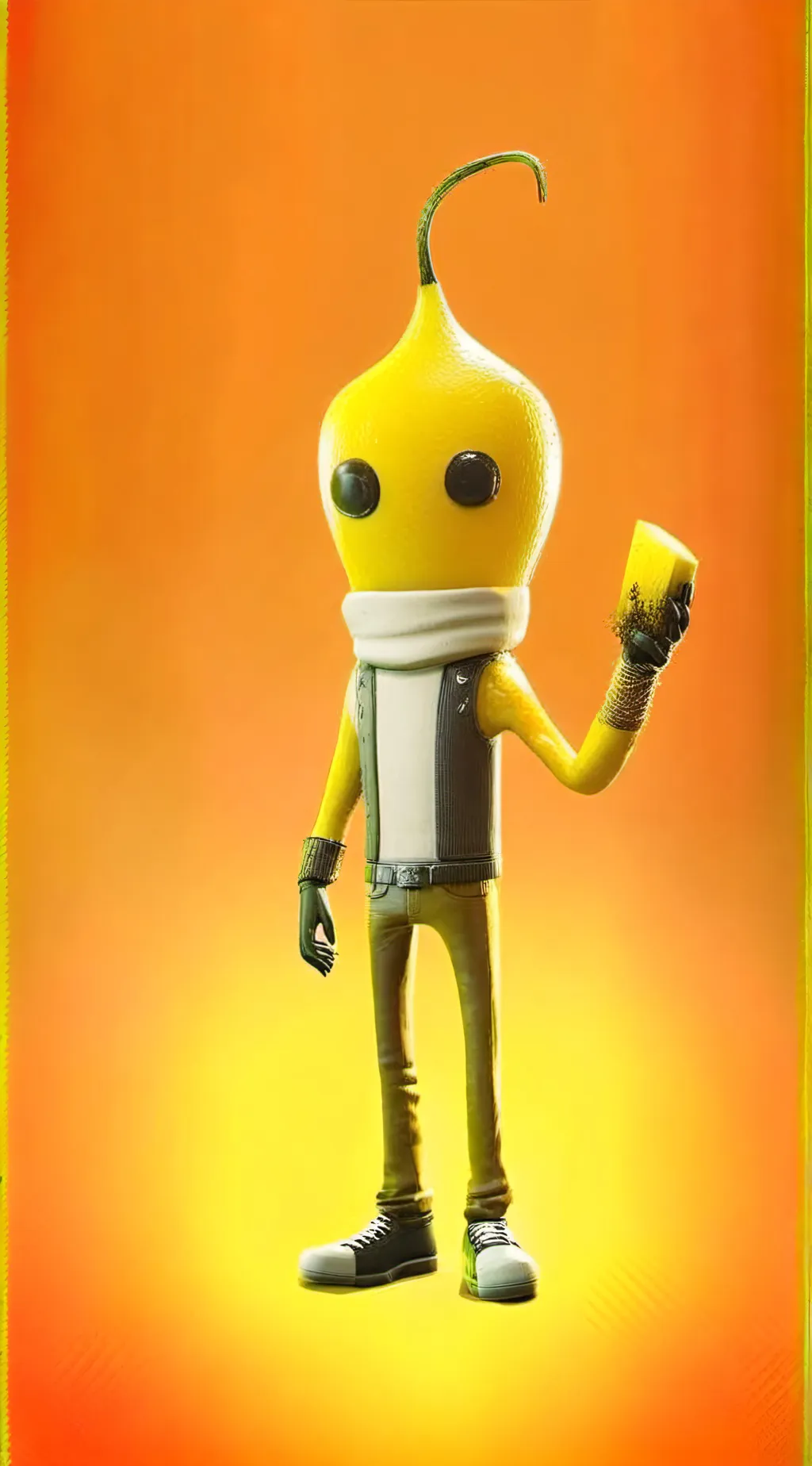 ai character: peely background