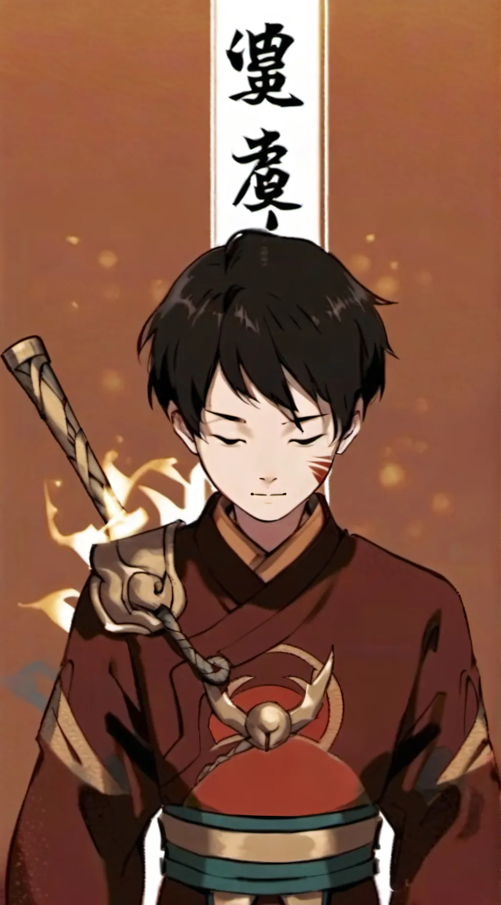 ai character: Baby zuko background