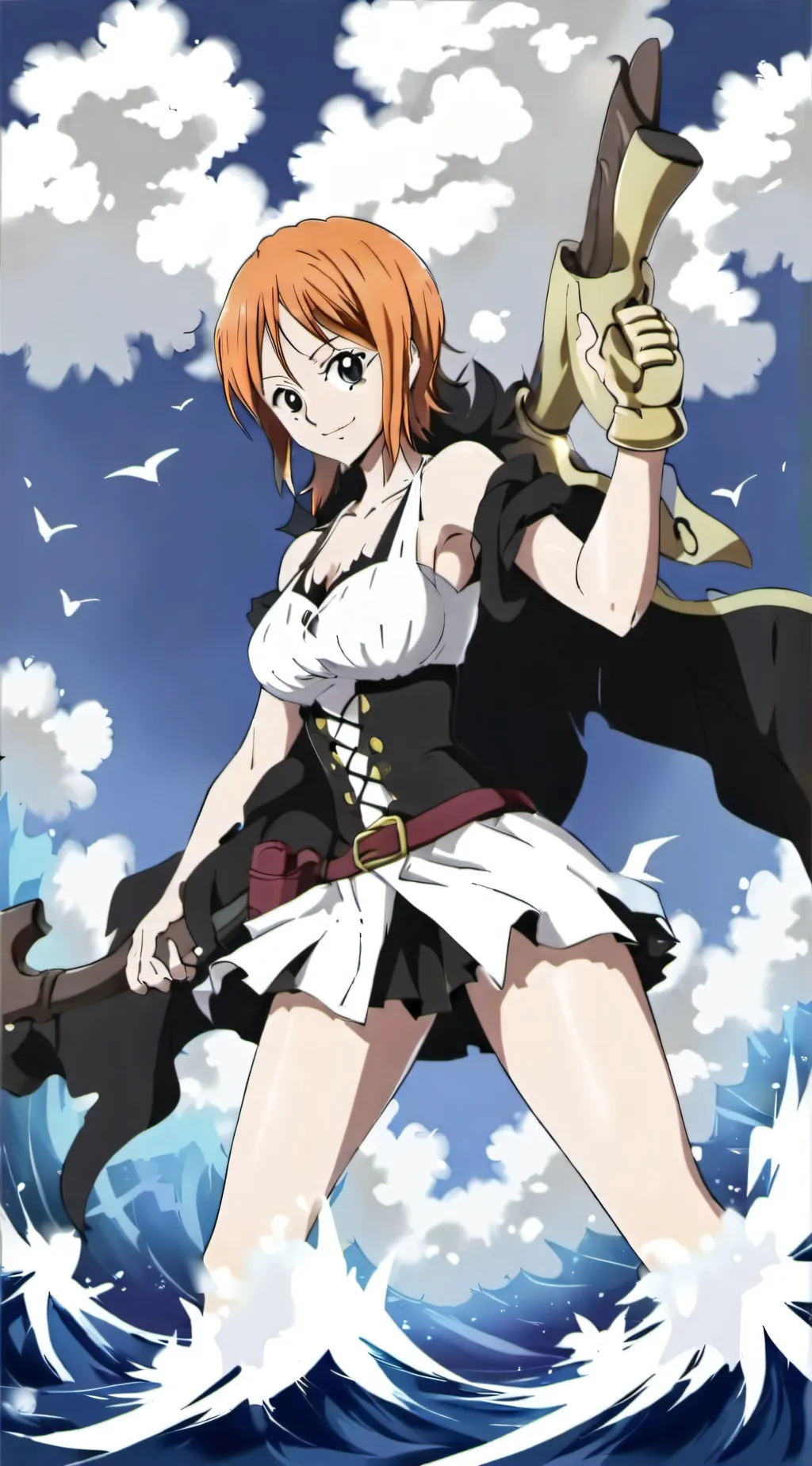 ai character: Nami background