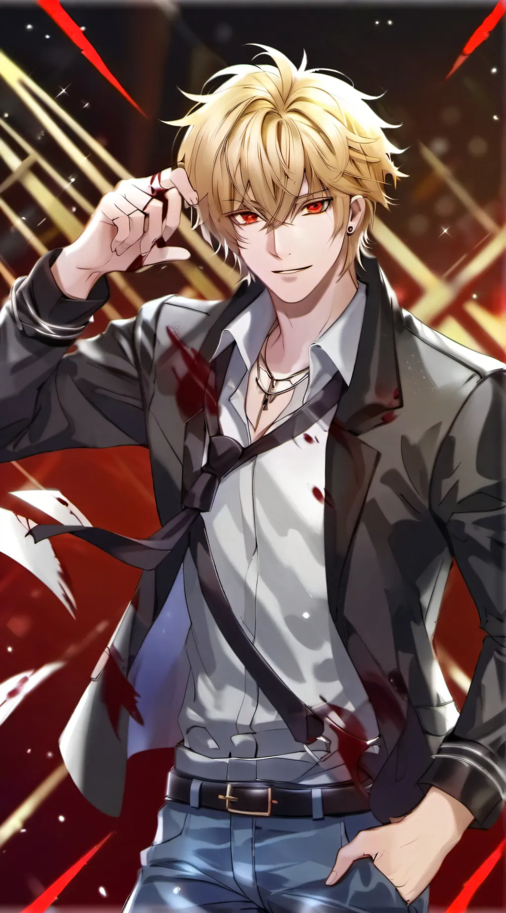 ai character: Yandere Bakugou 3 background