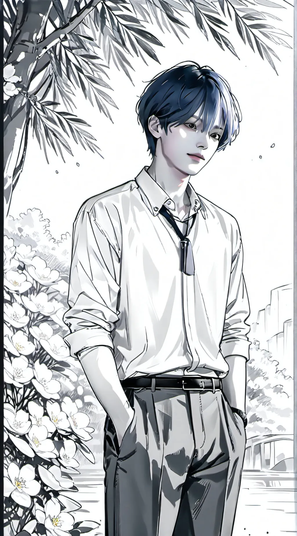 ai character: Lee Know background