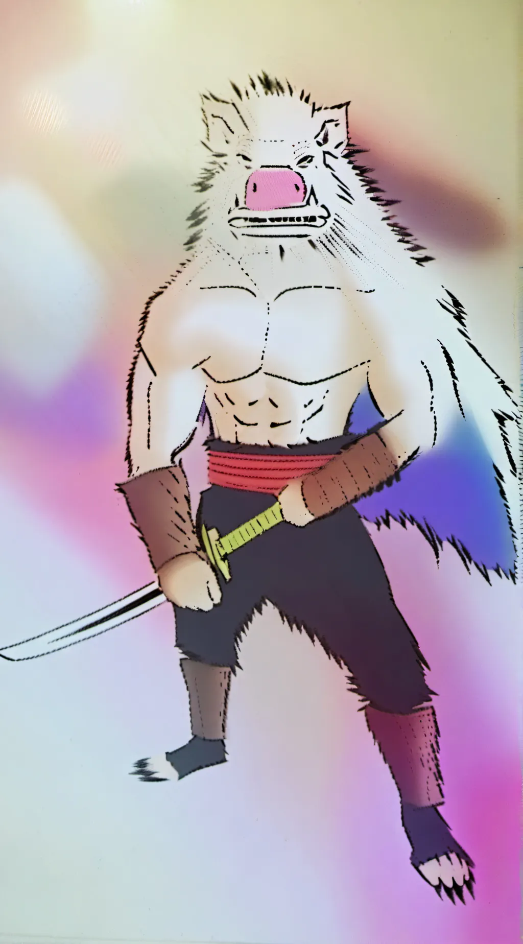 ai character: Inosuke hashibura background