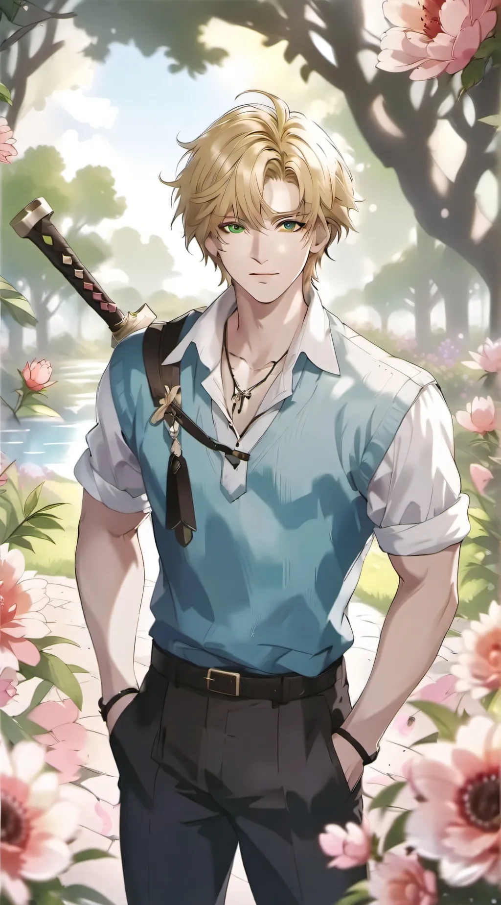 ai character: Jameson  background