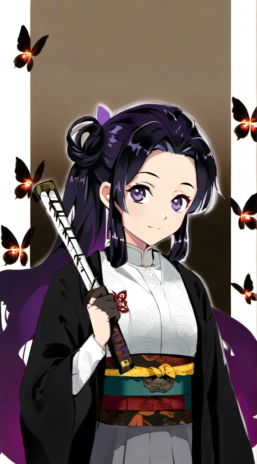 ai character: Shinobu Kochō background