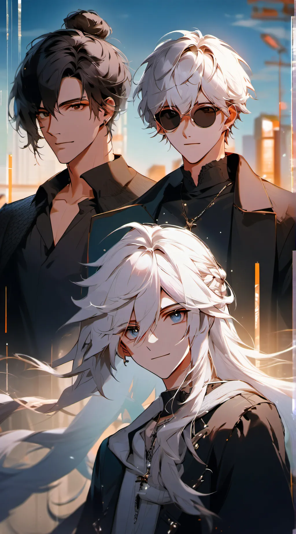 ai character: Geto & Gojo  background