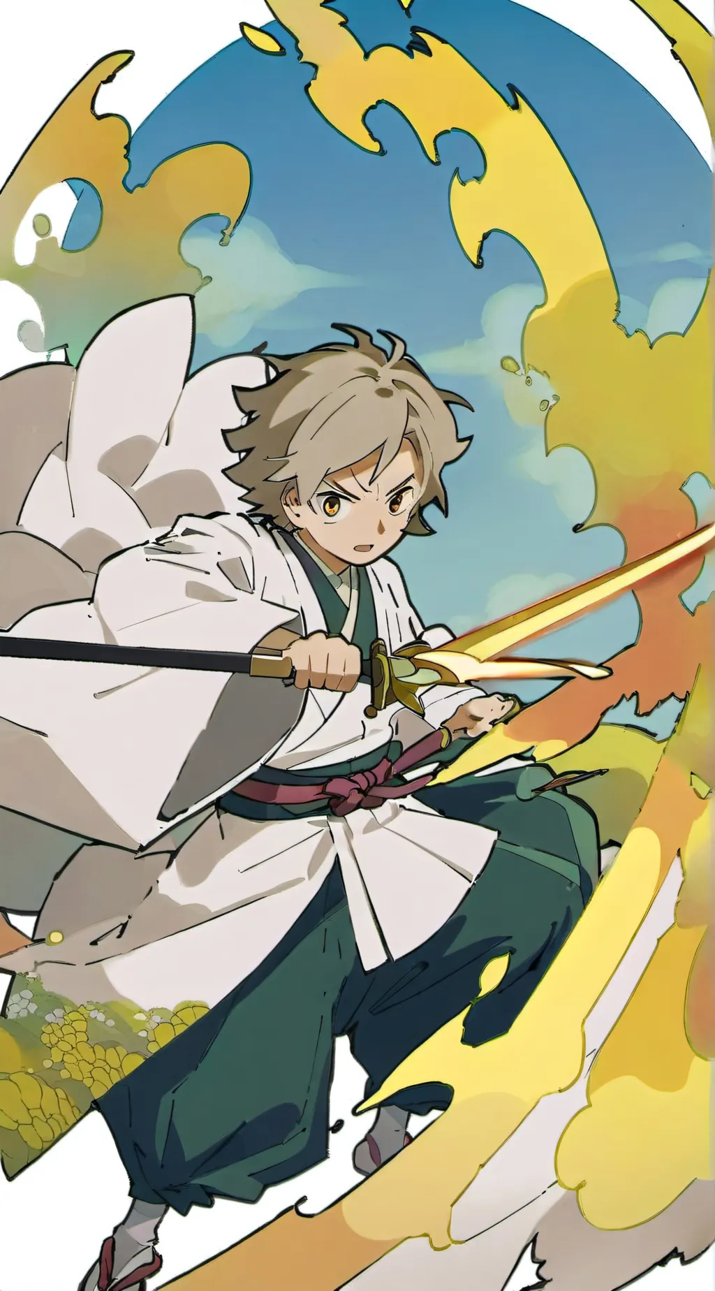 ai character: Demon slayer background
