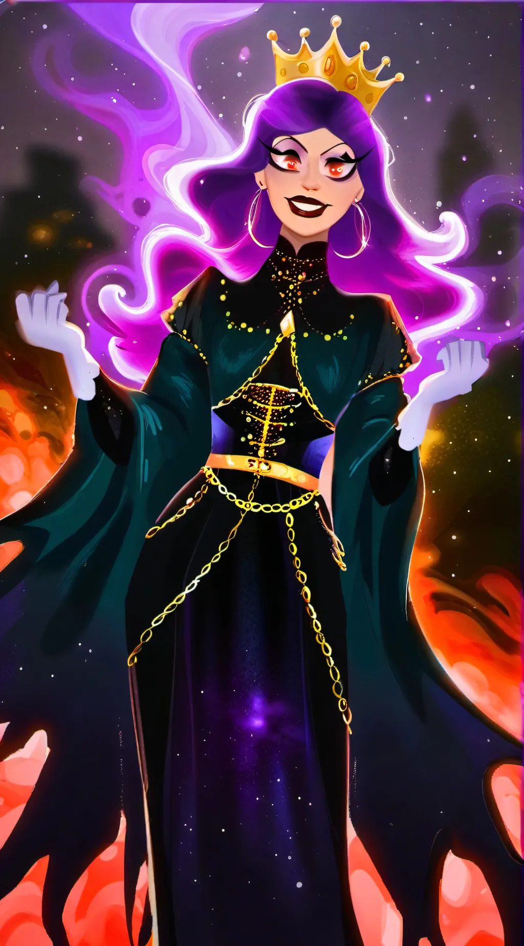 ai character: Evil LuarenZSide background