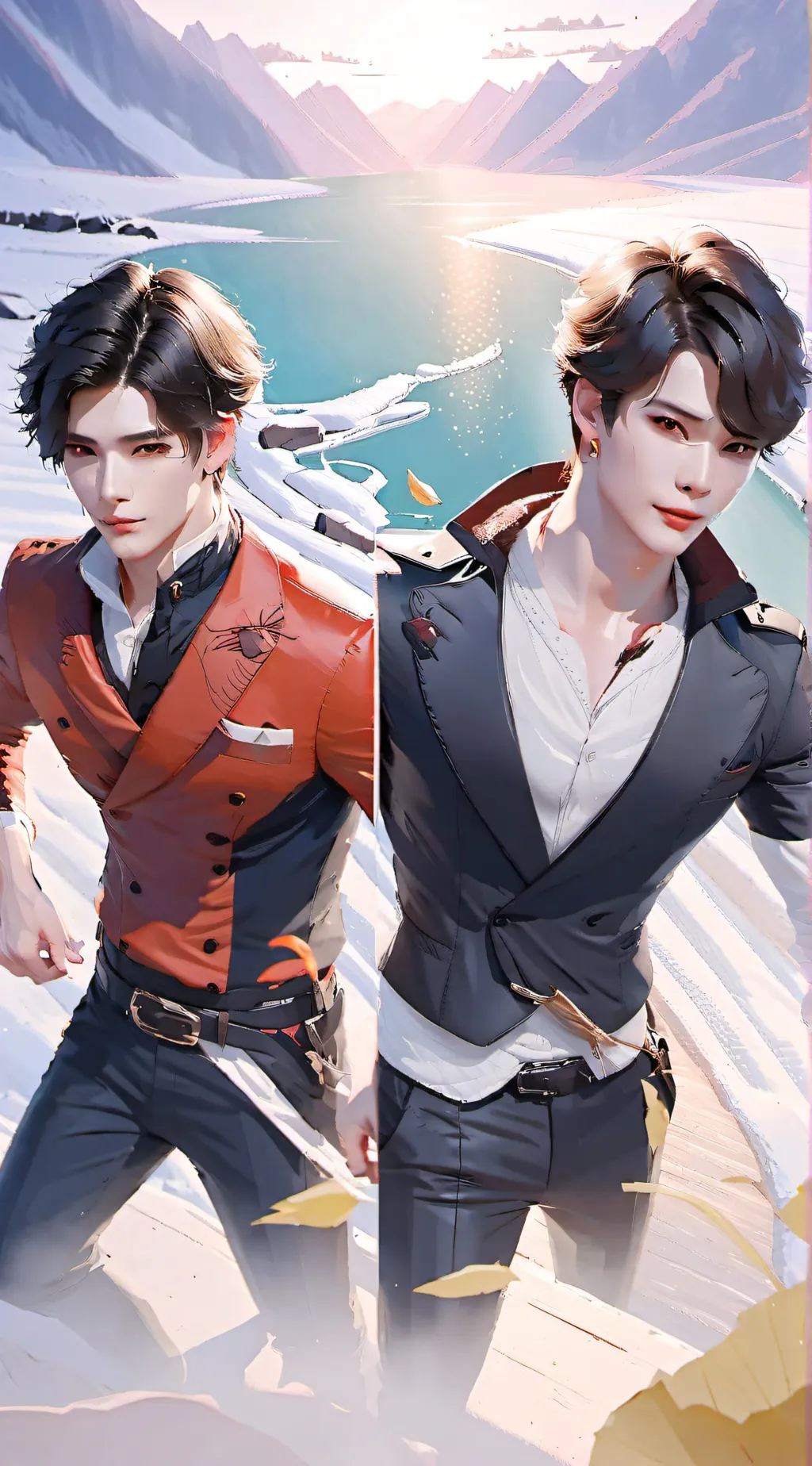 ai character: Felix and noah background