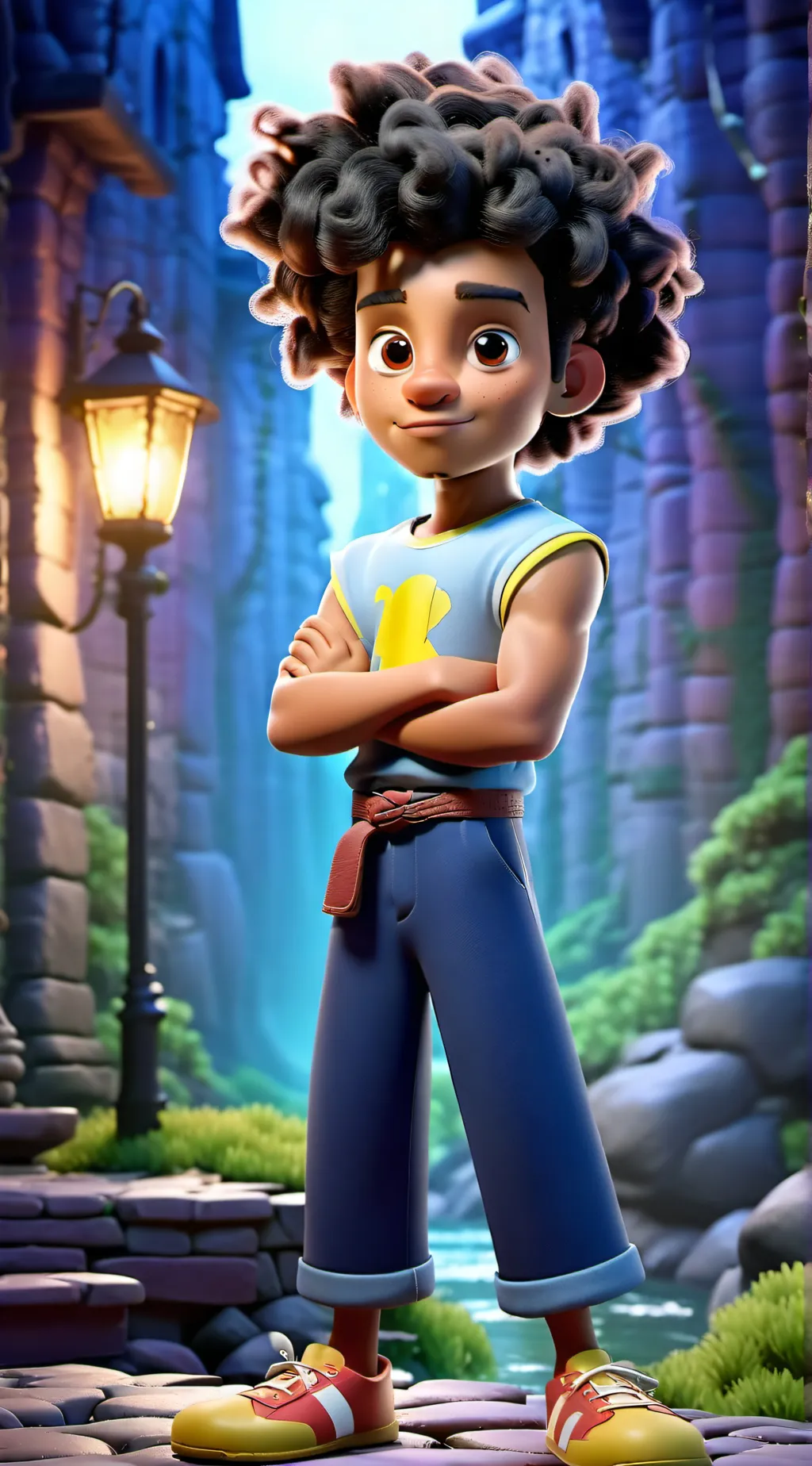 ai character: melly  background