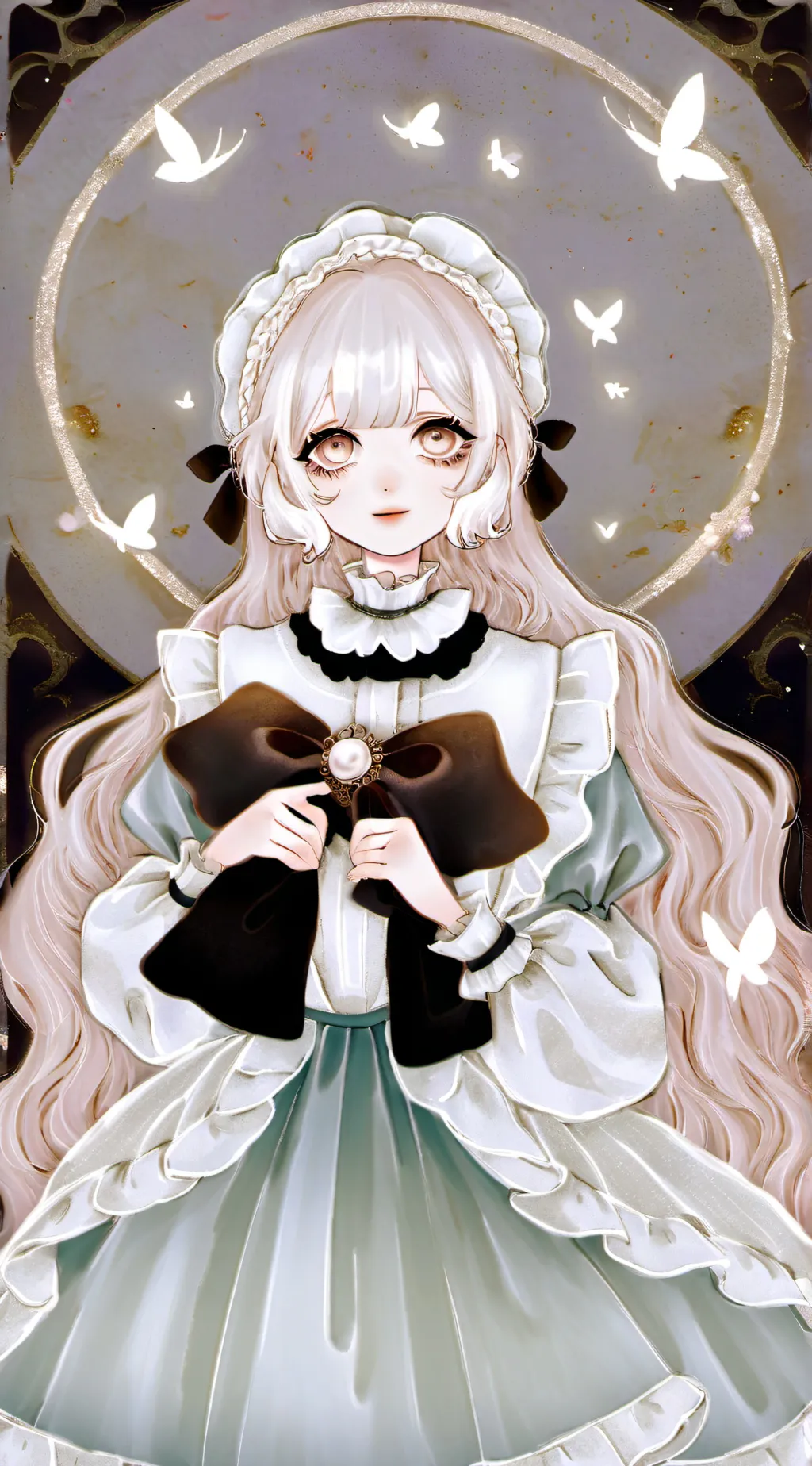 ai character: Emily,ᰔᩚ background