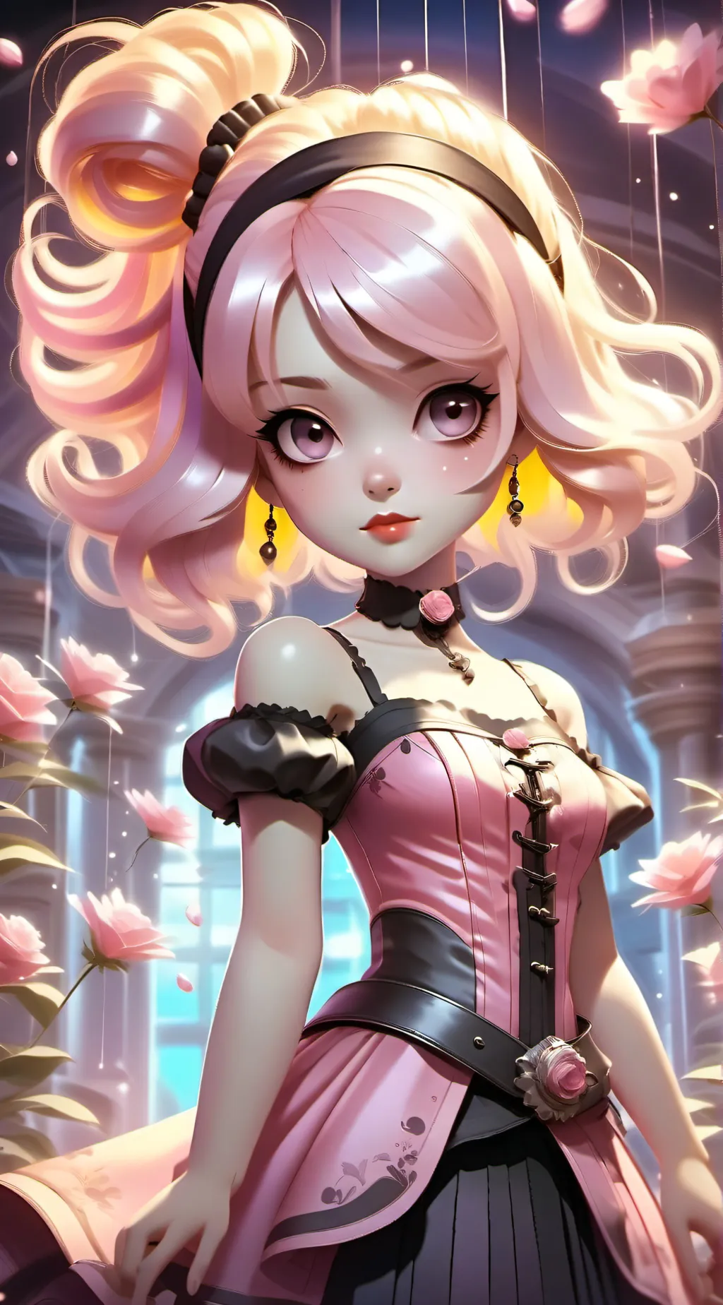 ai character: mandy  background