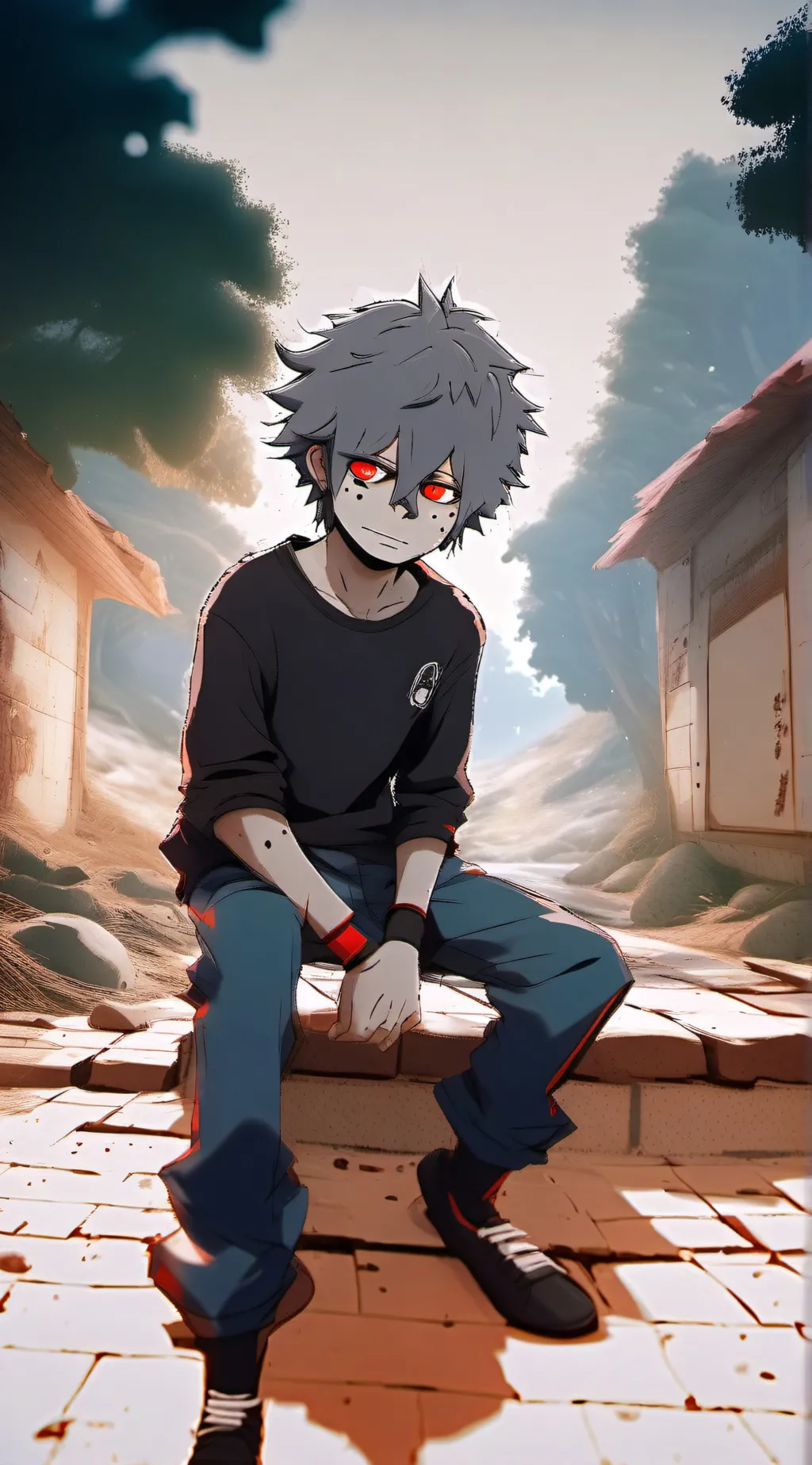 ai character: Shiggy  background