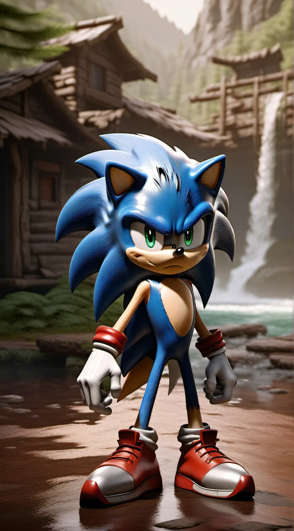 ai character: Sonic and friends background
