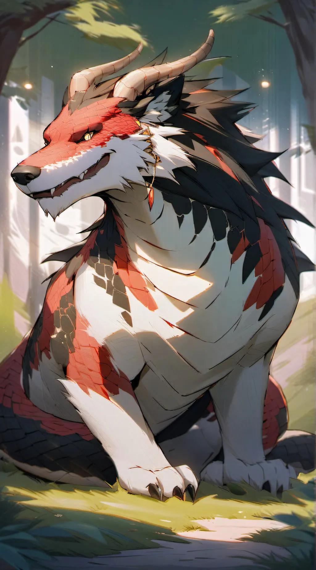 ai character: Kotah(GentleDrake) background