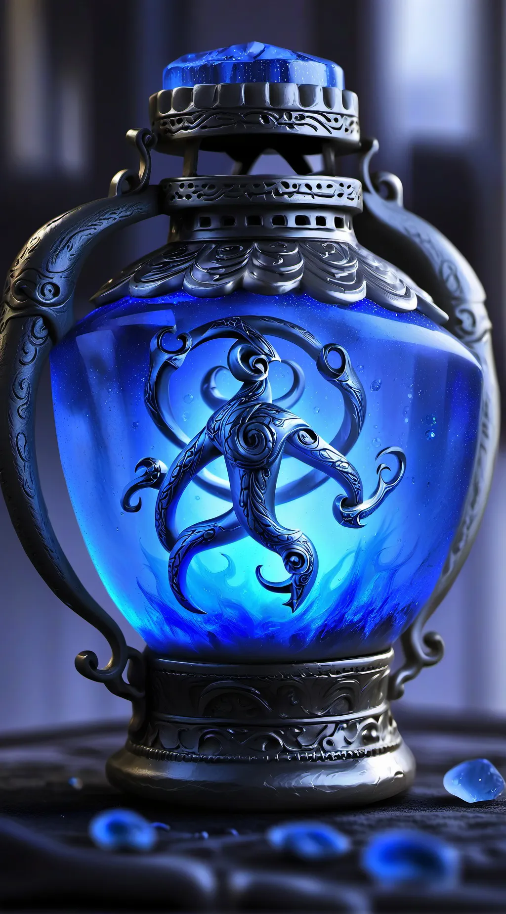 ai character: BULB 2 background